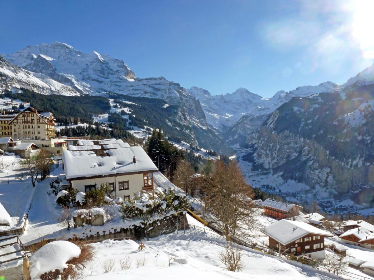 Apartment Panoramapark Soleil Haus D Apt 3 By Interhome Wengen Eksteriør billede