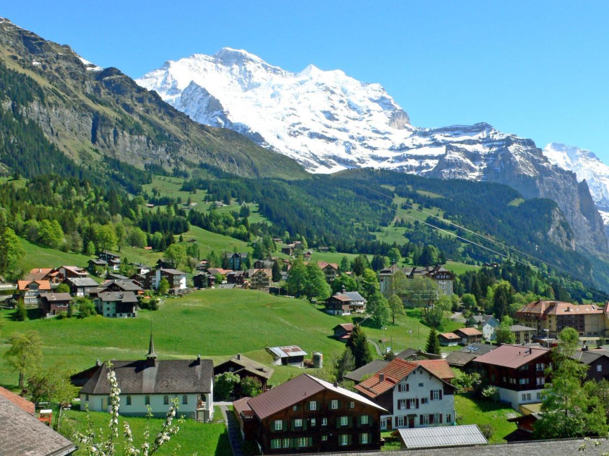 Apartment Panoramapark Soleil Haus D Apt 3 By Interhome Wengen Eksteriør billede